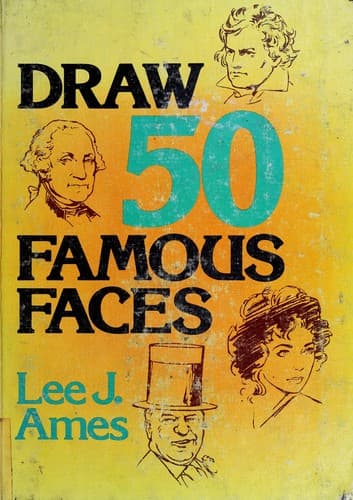 Cover image for Draw 50 famous faces