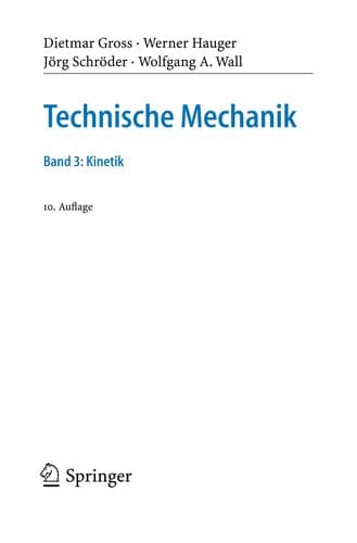 Cover image for Technische Mechanik 3