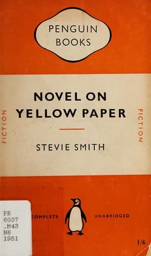 Cover image for Novel on yellow paper