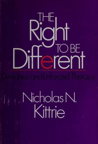 Cover image for The right to be different
