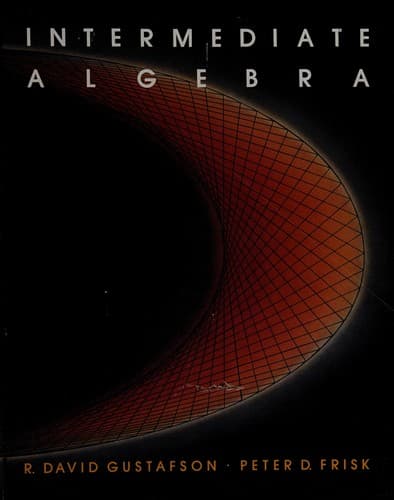 Cover image for Intermediate algebra