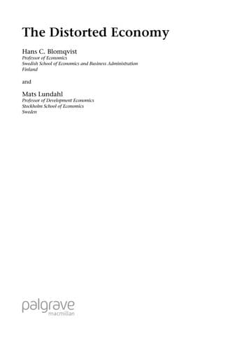 Cover image for The distorted economy