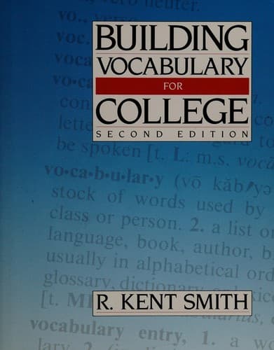 Cover image for Building Vocabulary for College