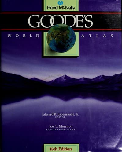 Cover image for Goode's world atlas