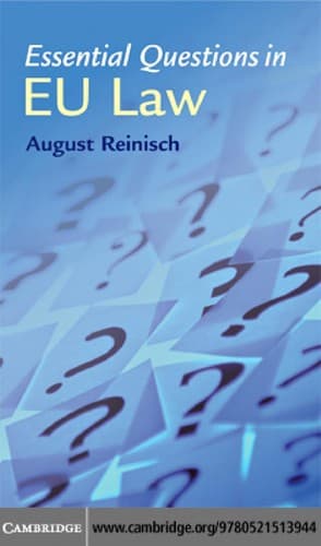 Cover image for Essential questions in EU law