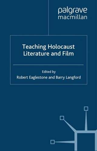 Cover image for Teaching holocaust literature and film