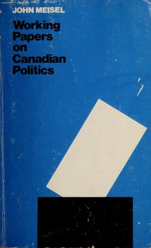 Cover image for Working papers on Canadian politics.