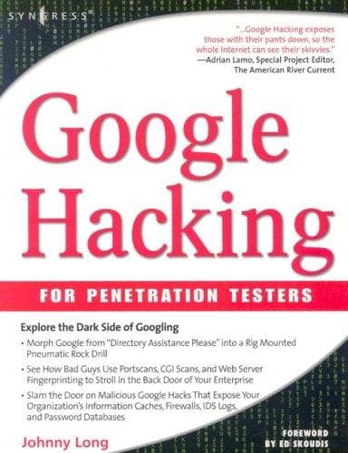 Cover image for Google Hacking for Penetration Testers, Volume 1