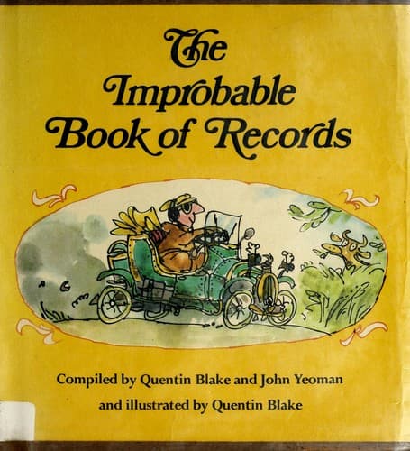 Cover image for The improbable book of records