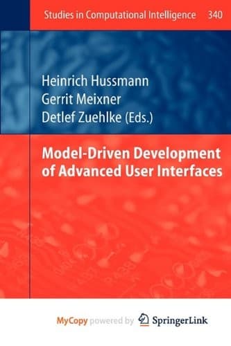 Cover image for Model-Driven Development of Advanced User Interfaces