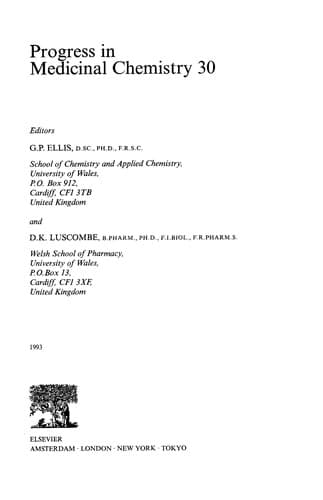 Cover image for Progress in Medicinal Chemistry 