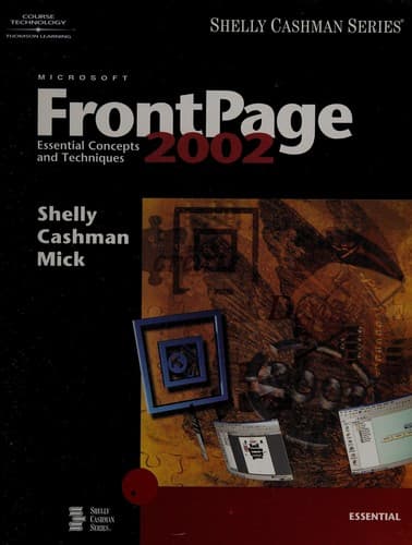 Cover image for Microsoft FrontPage 2002