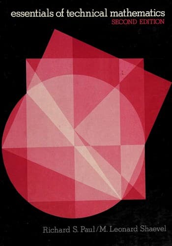 Cover image for Essentials of technical mathematics