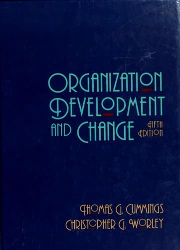 Cover image for Organization development and change