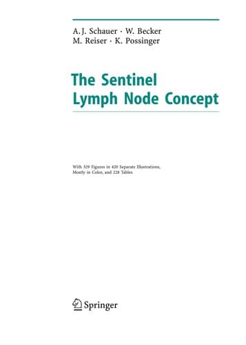 Cover image for The sentinel lymph node concept