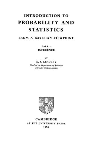 Cover image for Introduction to probability and statistics from a Bayesian viewpoint.
