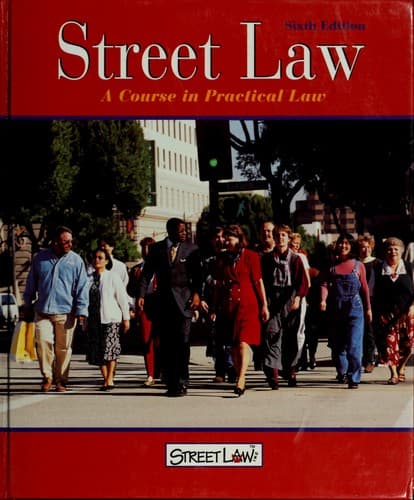 Cover image for Street law
