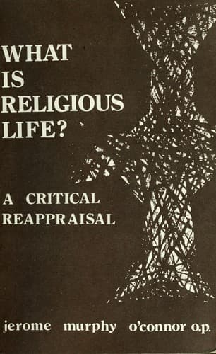 Cover image for What is religious life?