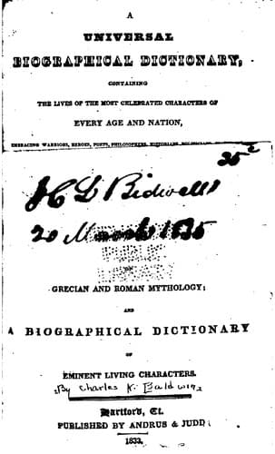 A Universal Biographical Dictionary, Containing the Lives of the Most Celebratd Characters of ..
