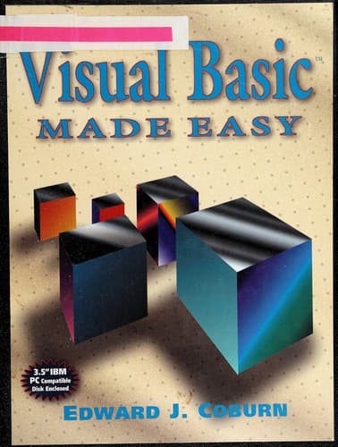 Cover image for Visual Basic made easy