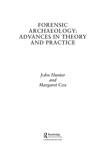 Cover image for Forensic archaeology