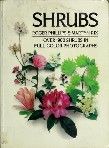 Cover image for The Random House book of shrubs