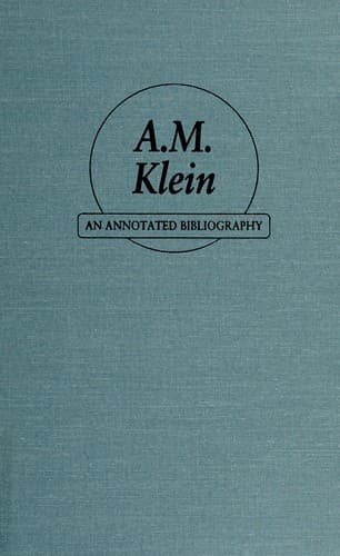 Cover image for A.M. Klein