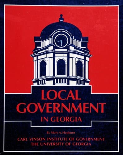 Cover image for Local government in Georgia