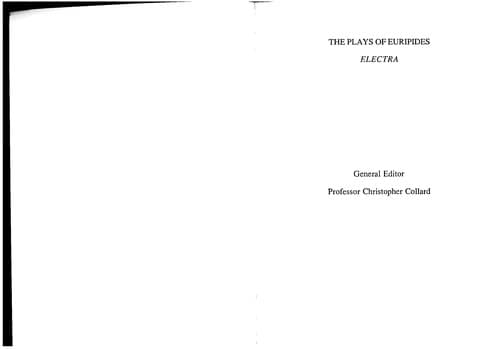 Cover image for Euripides