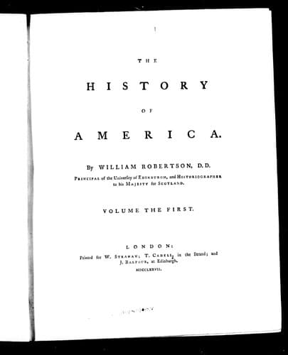 Cover image for The history of America