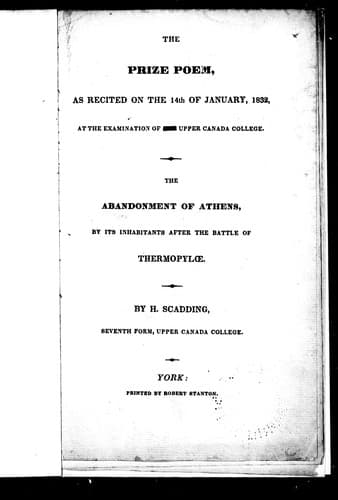 Cover image for The prize poem