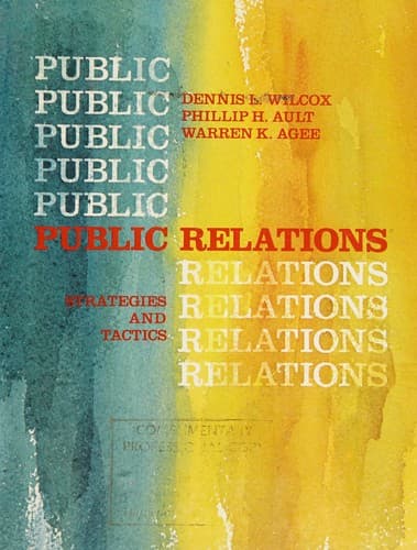 Cover image for Public relations