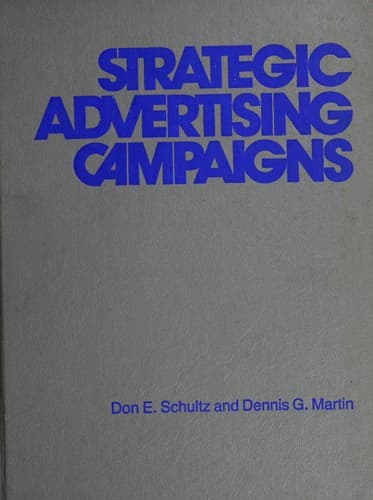 Cover image for Strategic advertising campaigns