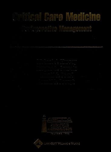Cover image for Critical care medicine