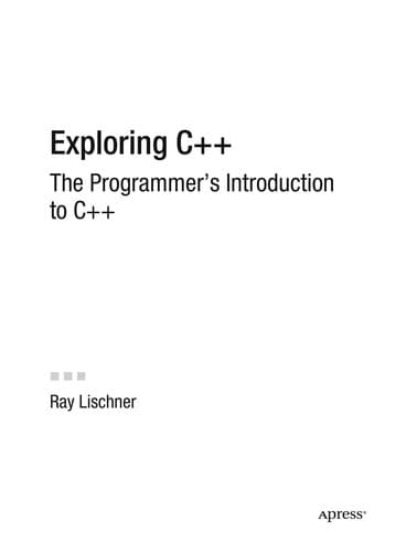 Cover image for Exploring C++