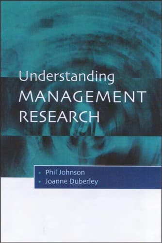 Cover image for Understanding management research