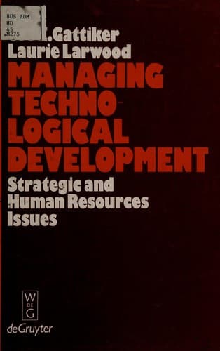 Managing technological development