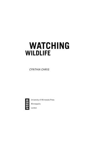 Cover image for Watching wildlife