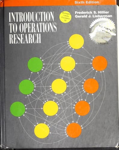 Cover image for Introduction to operations research