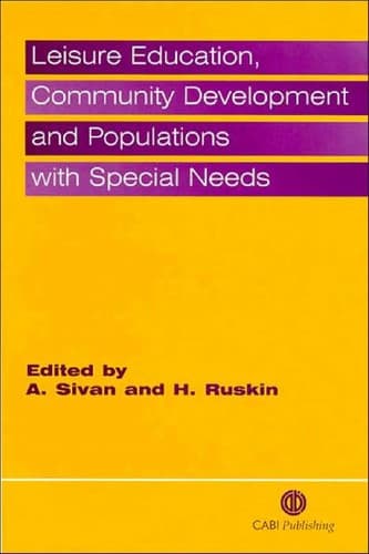 Cover image for Leisure education, community development, and populations with special needs