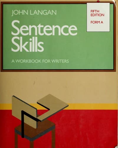 Cover image for Sentence Skills: A Workbook for Writers 