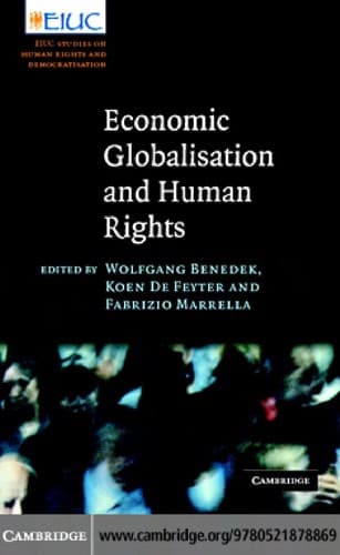 Cover image for Economic globalisation and human rights