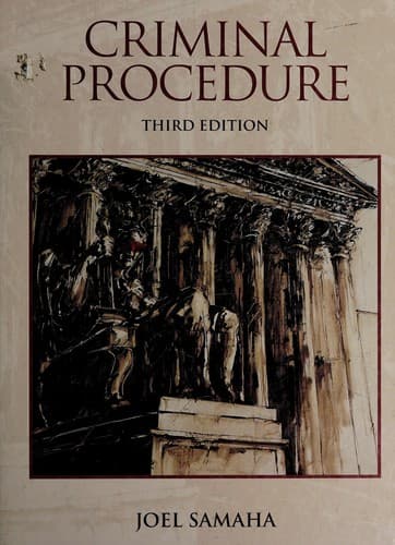 Cover image for Criminal procedure