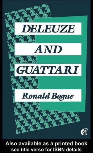 Cover image for Deleuze and Guattari