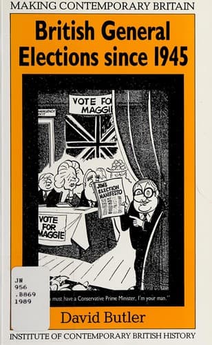 Cover image for British general elections since 1945