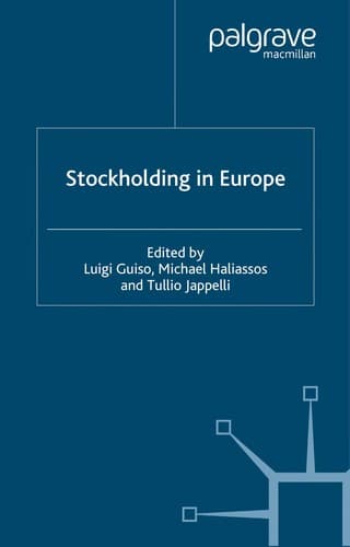 Cover image for Stockholding in Europe