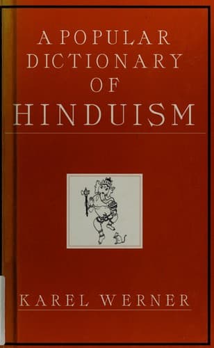 Cover image for A popular dictionary of Hinduism
