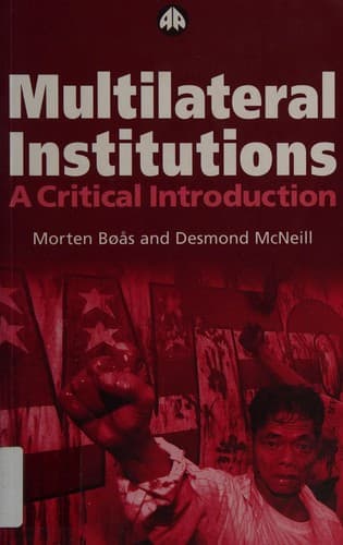 Cover image for Multilateral institutions