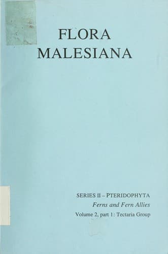 Cover image for Flora Malesiana
