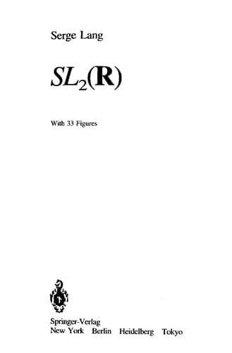 Cover image for SL₂(R)